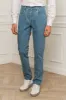 Light blue bleached jeans - Candiani cotton - Made in Italy sold by Pini Parma
