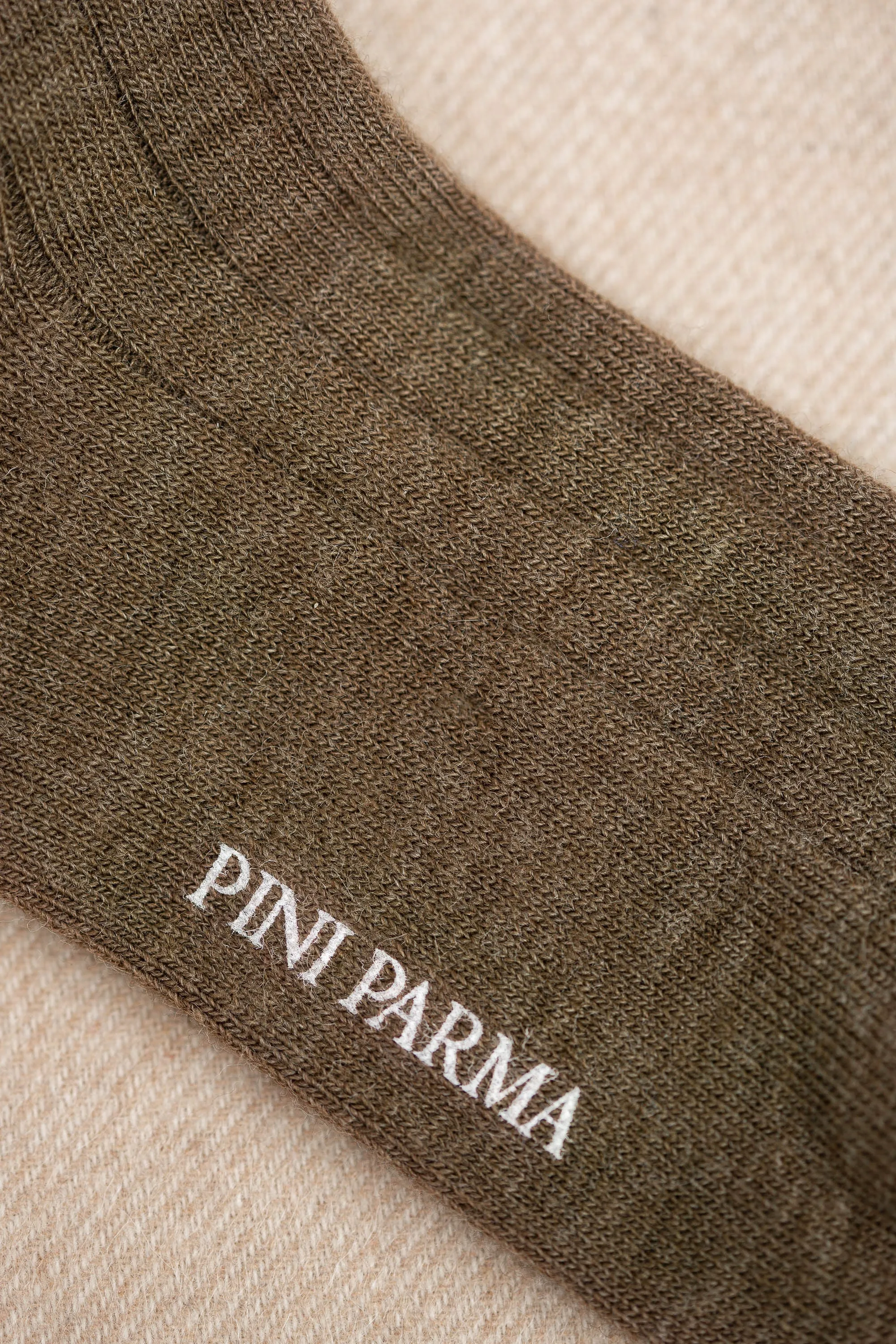 Brown - Super durable Wool short socks - Made in Italy sold by Pini Parma product image thumbnail 2