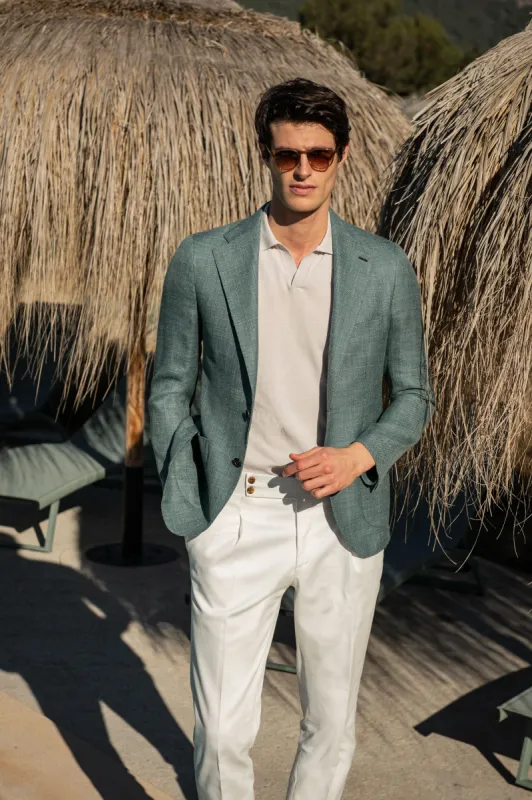 Green jacket - Made in Italy sold by Pini Parma