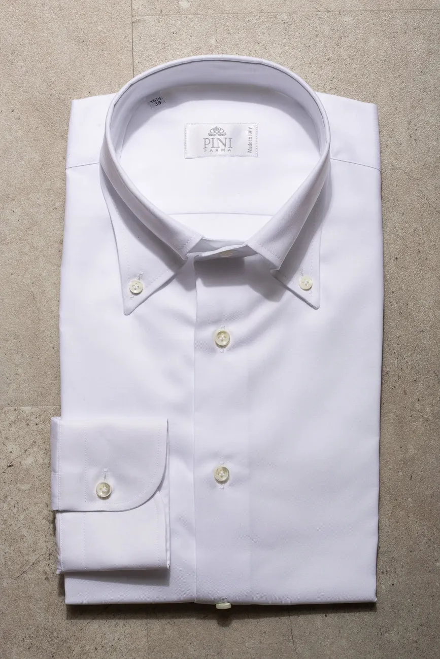 Button down white shirt ”Sartoriale collection”- Made In Italy sold by Pini Parma product image thumbnail 4
