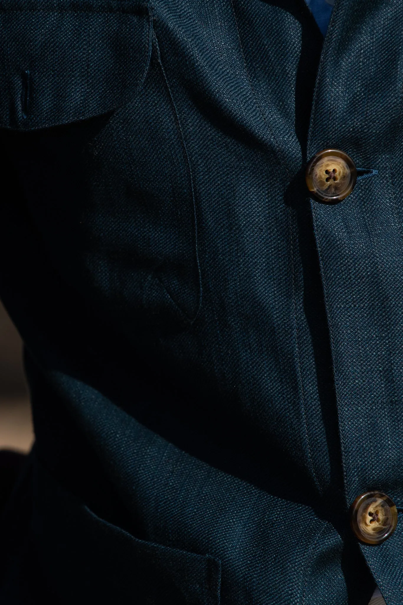 Petrol Safari Jacket – Made in Italy sold by Pini Parma product image thumbnail 4