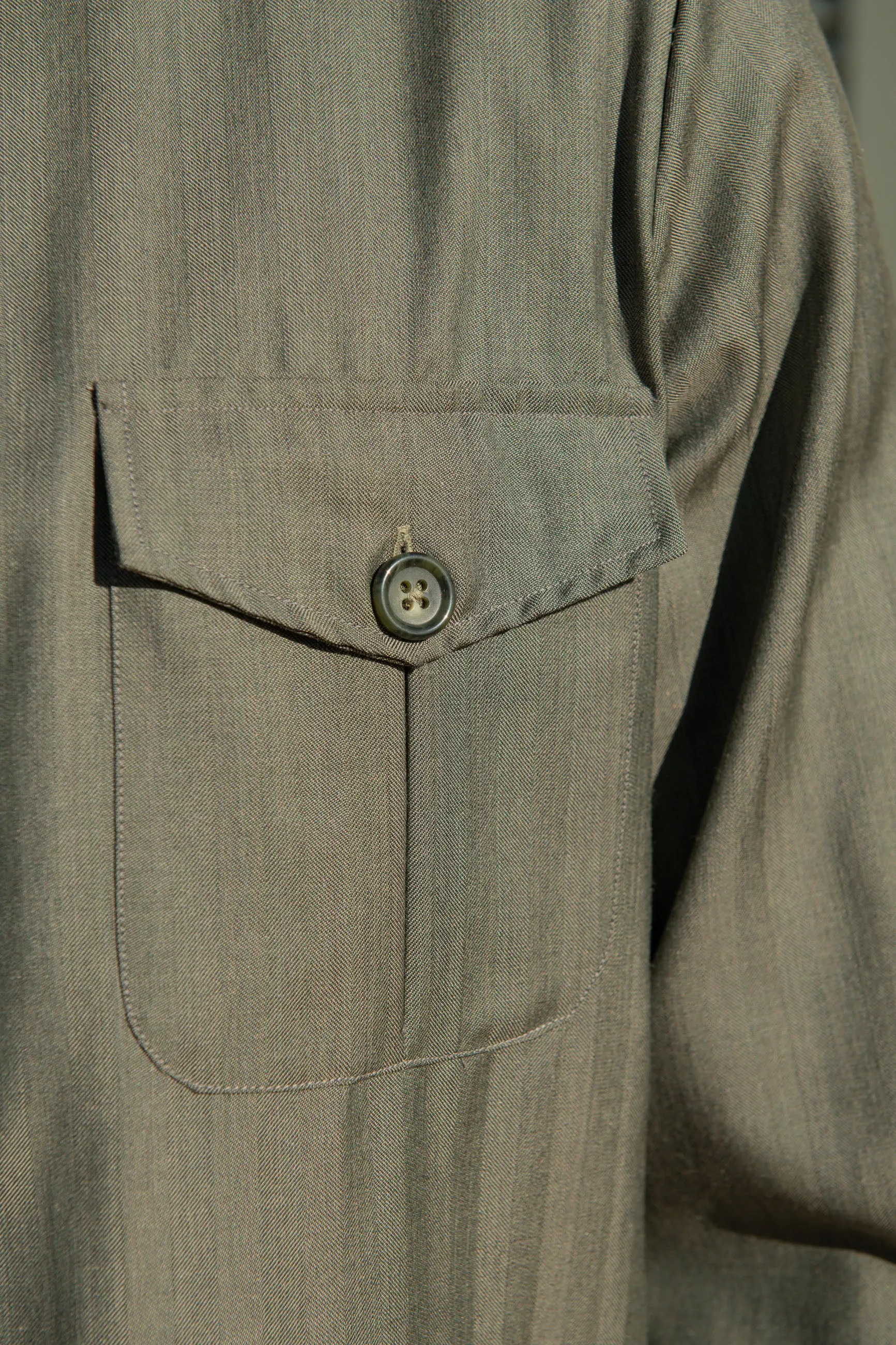 Green Solaro Safari Jacket – Made in Italy sold by Pini Parma product image thumbnail 3