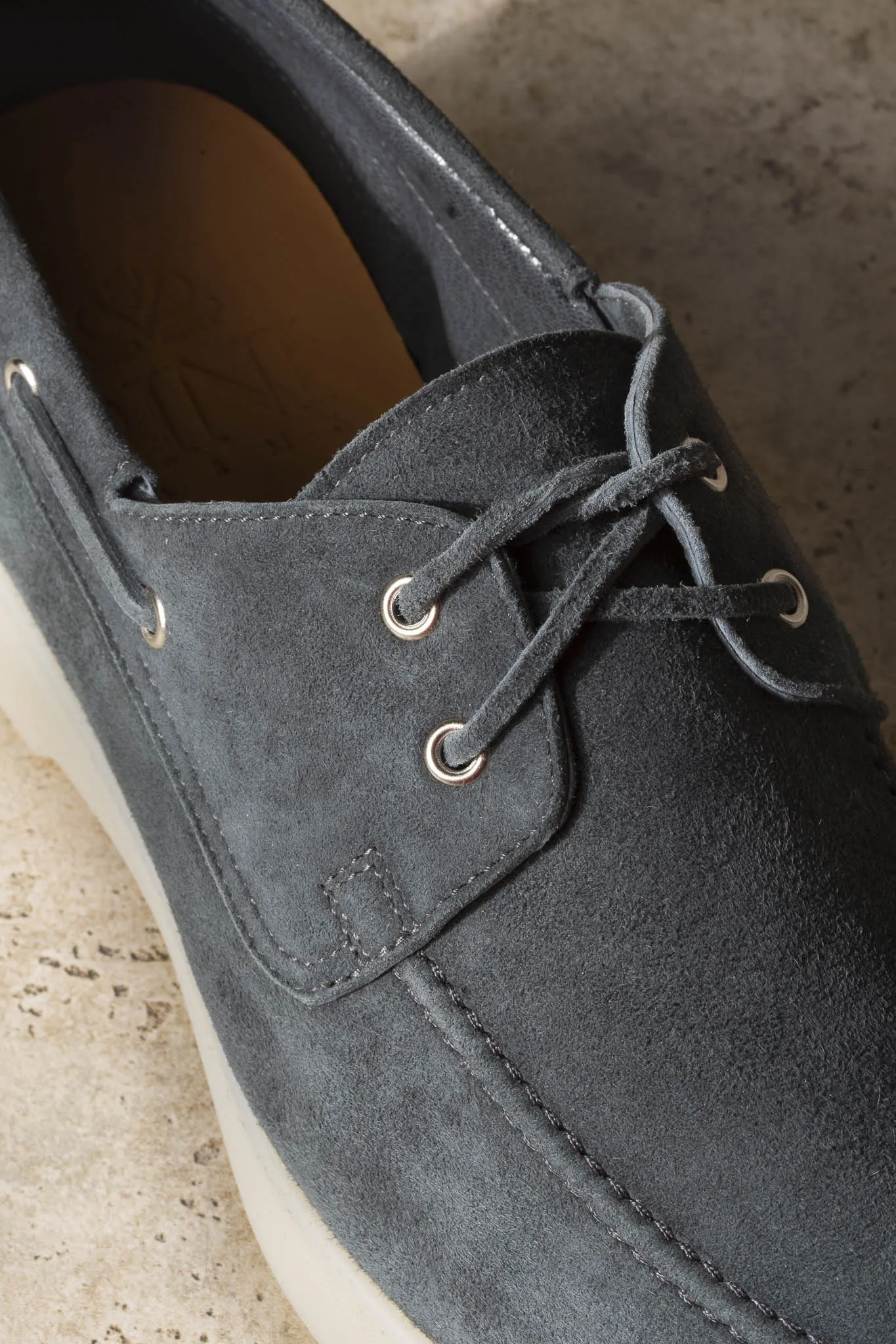 Lavagna suede boat shoes - Made In Italy sold by Pini Parma product image thumbnail 3