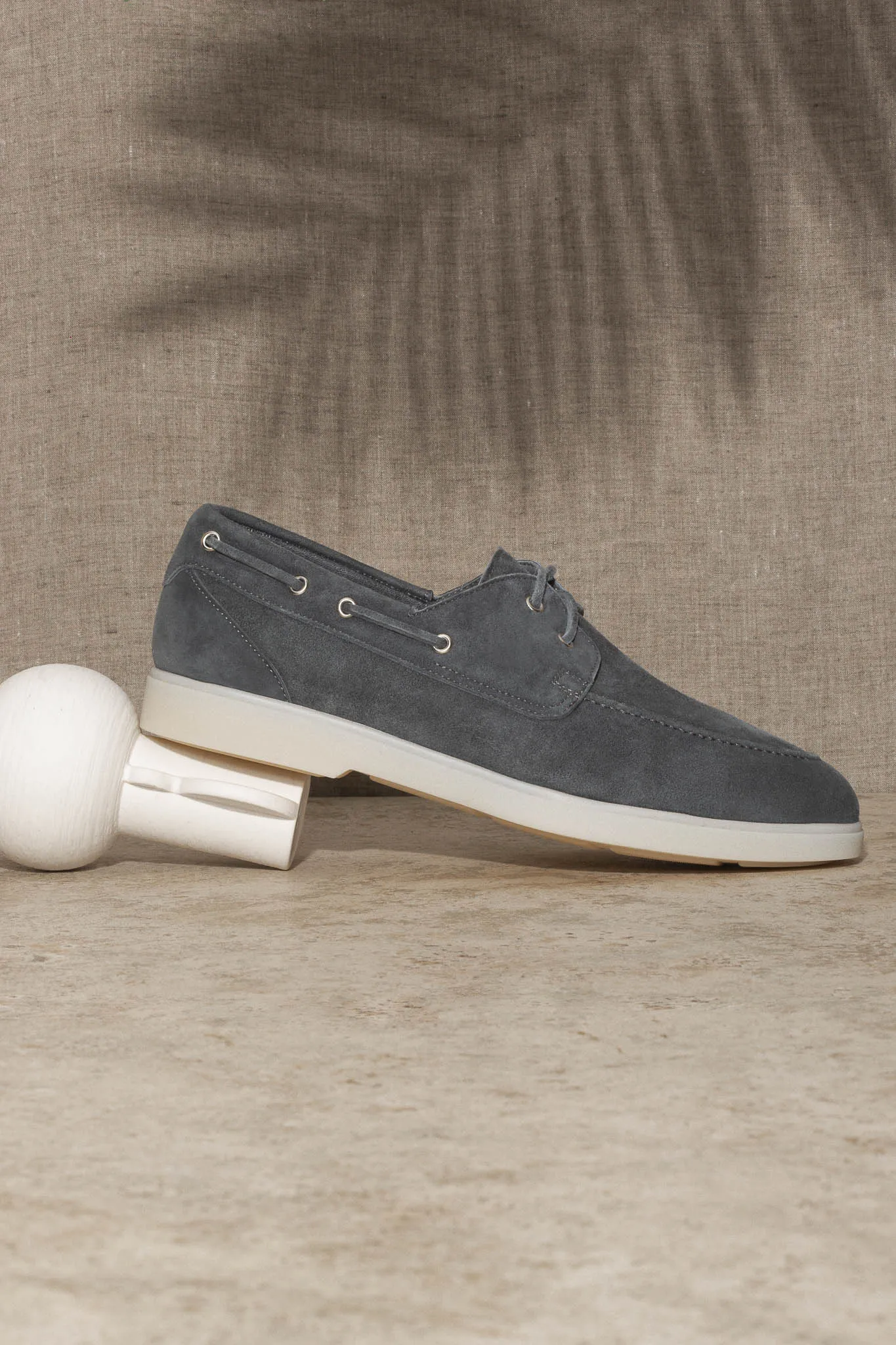 Lavagna suede boat shoes - Made In Italy sold by Pini Parma product image thumbnail 2