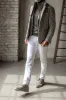 Beige down jacket in Loro Piana wool with Rain System®– Made in Italy sold by Pini Parma