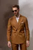 Curry linen trousers "Soragna Capsule Collection" - Made in Italy sold by Pini Parma