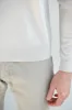 Light beige cashmere polo – Made in Italy sold by Pini Parma
