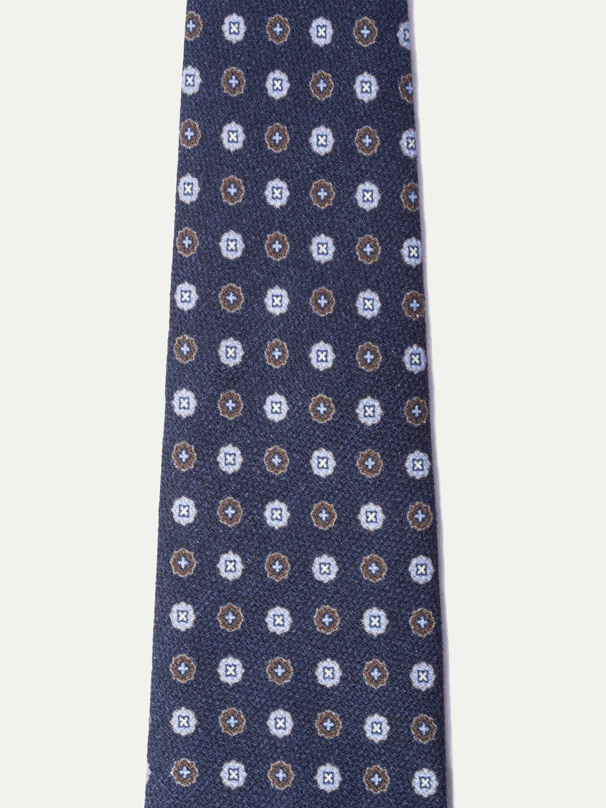 Blue fancy silk tie - Made In Italy sold by Pini Parma product image thumbnail 2