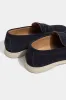 Blue penny loafers - Made in Italy sold by Pini Parma