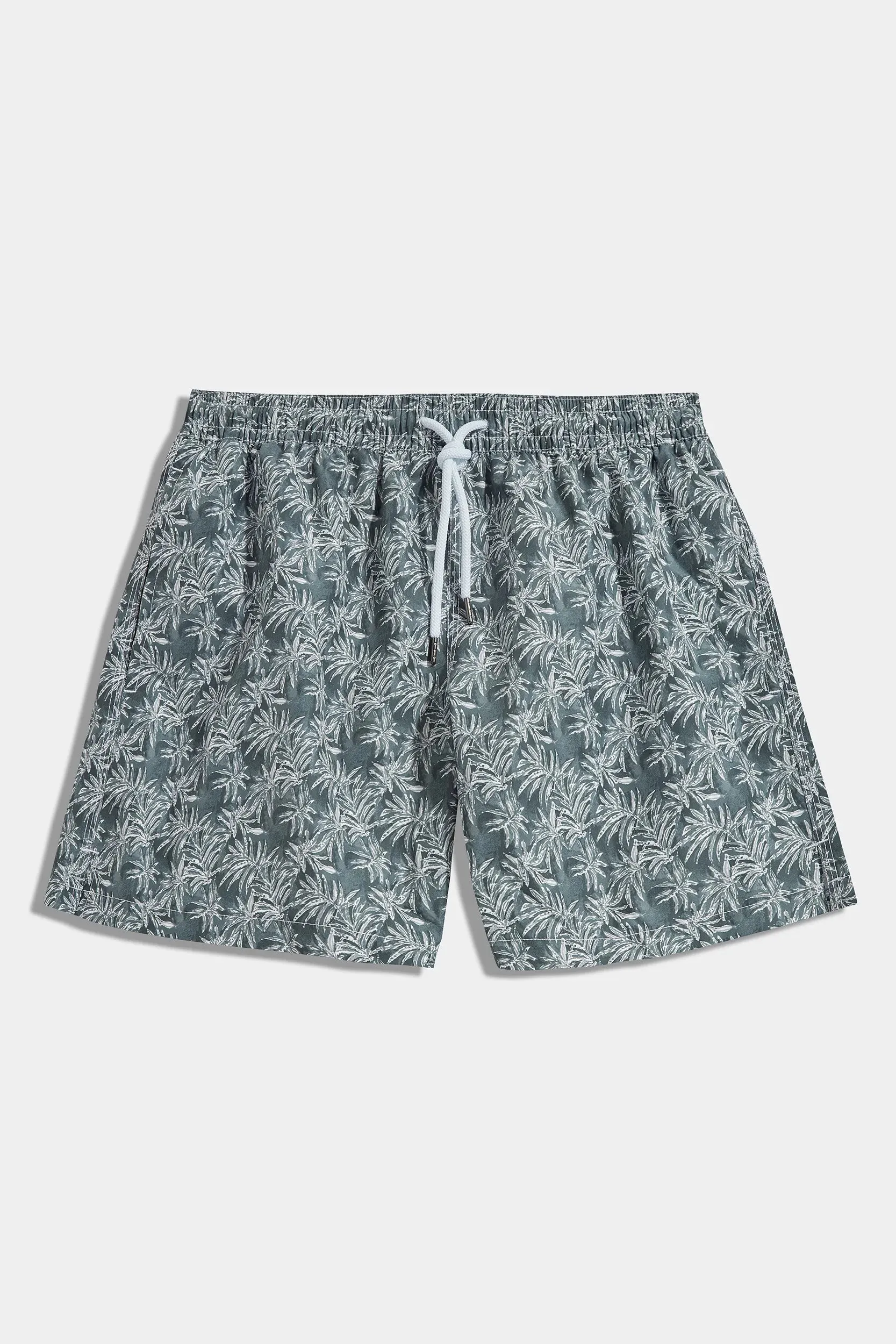 Green palm swimshorts - Made in Italy sold by Pini Parma