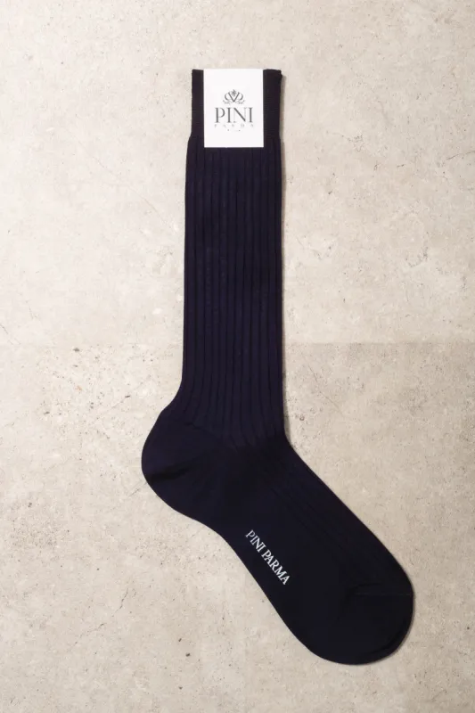 Blue Short Socks - Made in Italy sold by Pini Parma