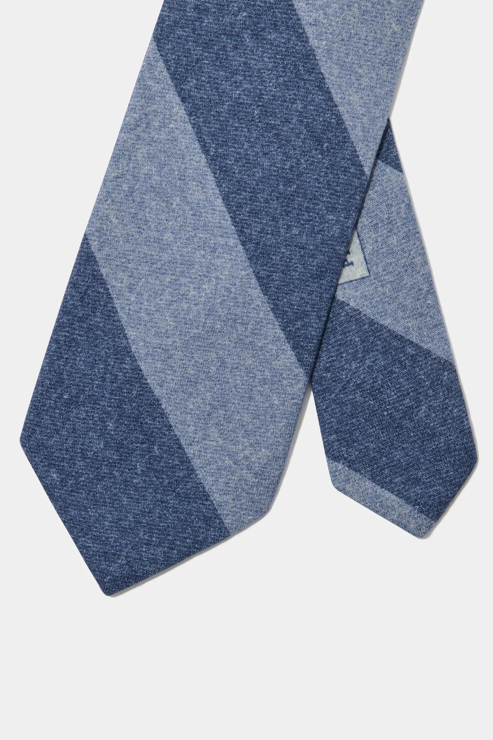 Blue regimental tie - Made in Italy sold by Pini Parma product image thumbnail 3