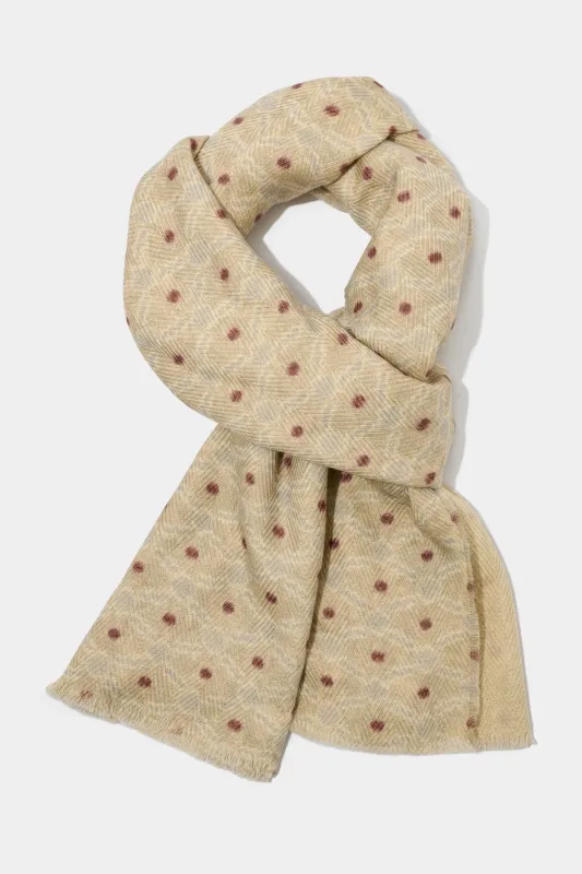 Sand patterned scarf - Made in Italy sold by Pini Parma