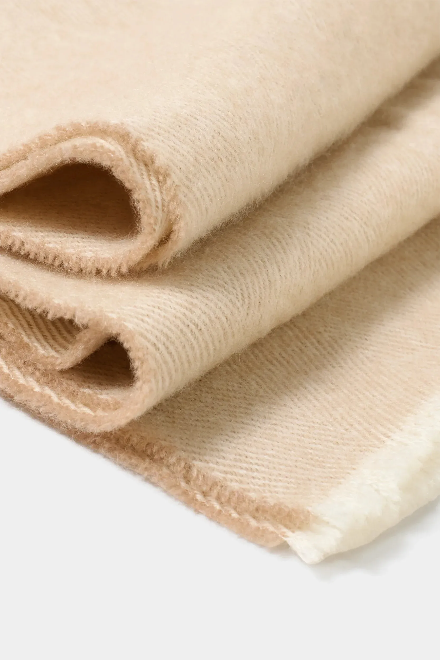 Beige herringbone scarf - Made in Italy sold by Pini Parma product image thumbnail 3