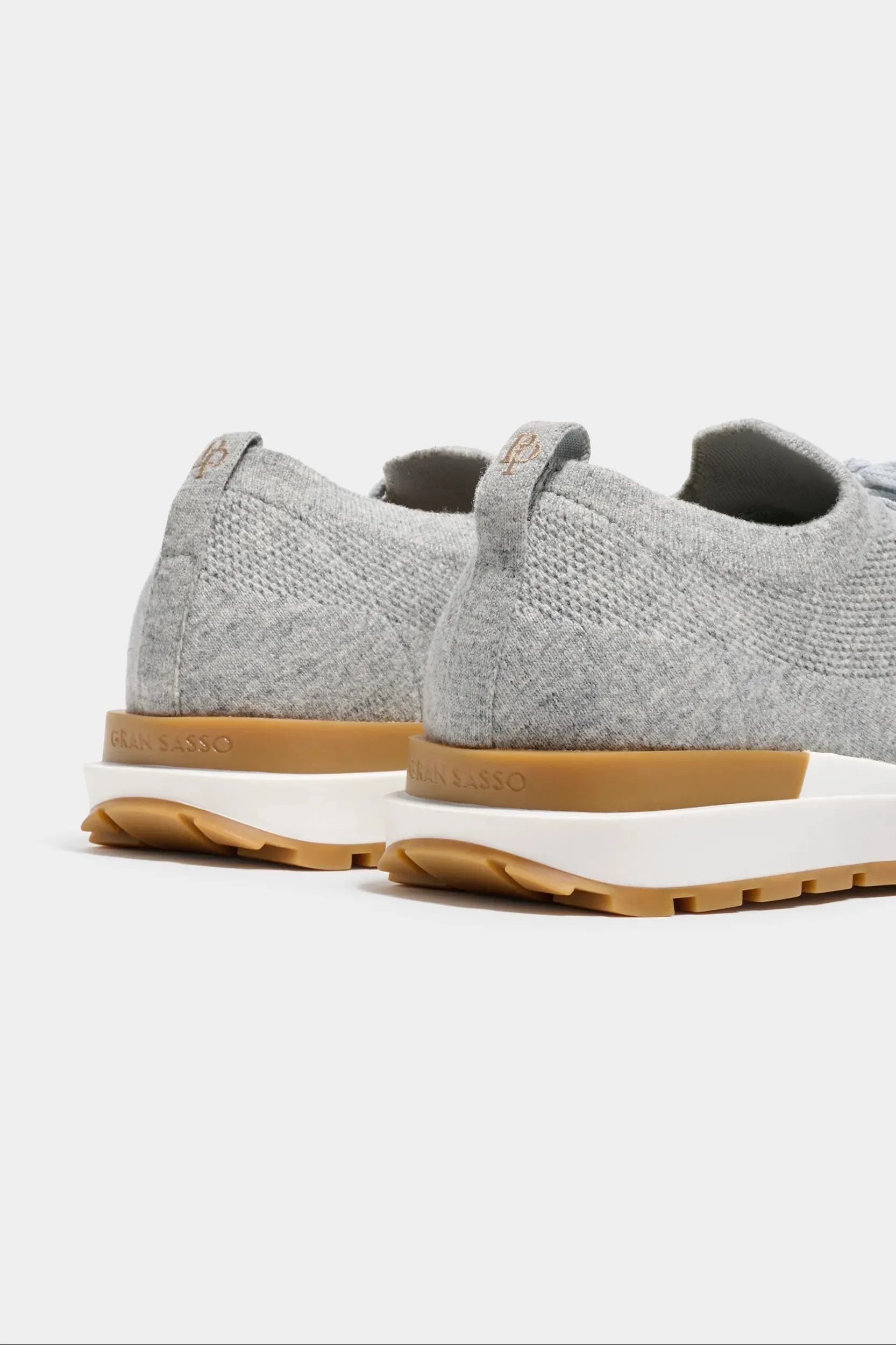 Light grey knitted sneakers - Made In Italy sold by Pini Parma product image thumbnail 3