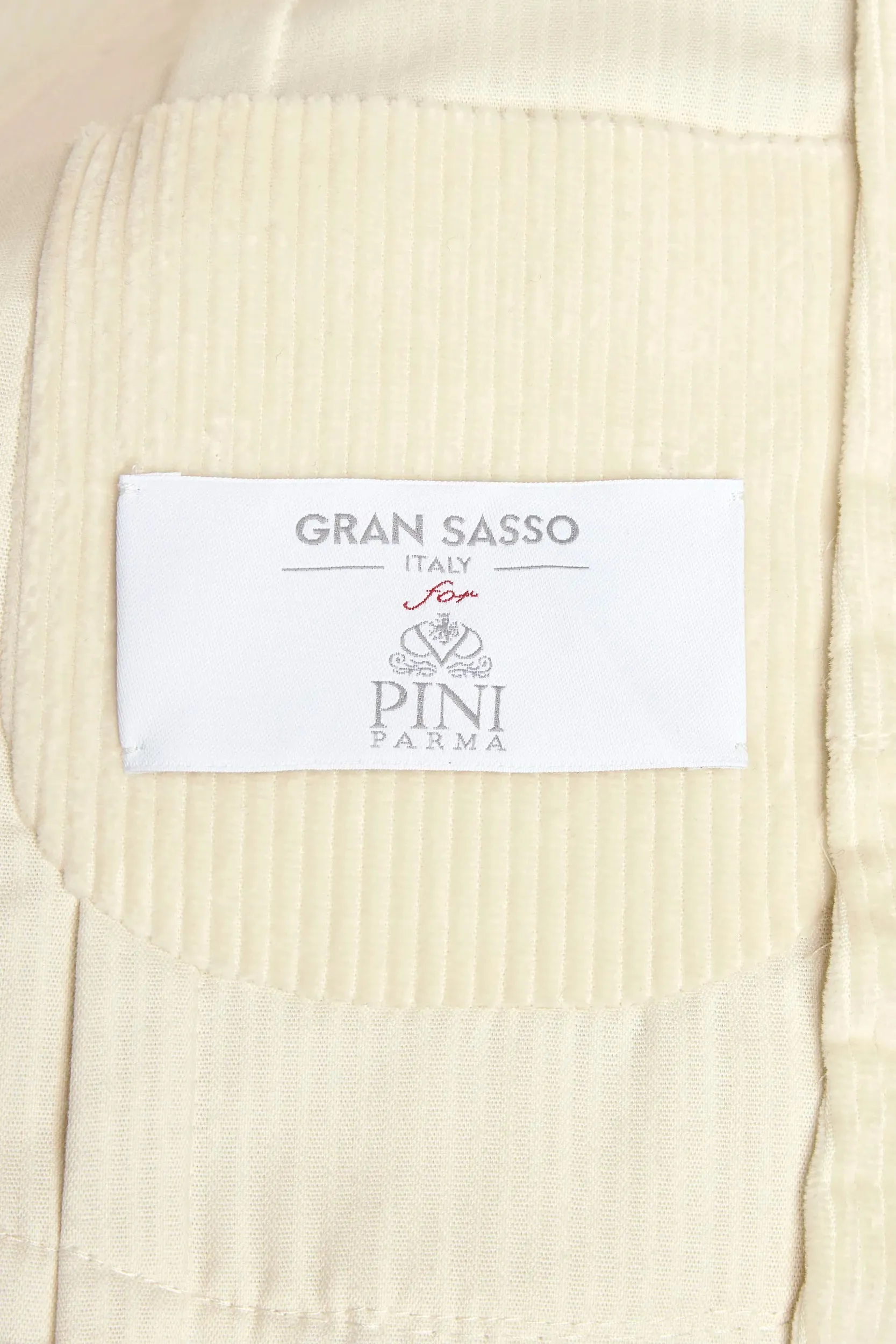 White corduroy and knit jacket - Made in Italy sold by Pini Parma product image thumbnail 4