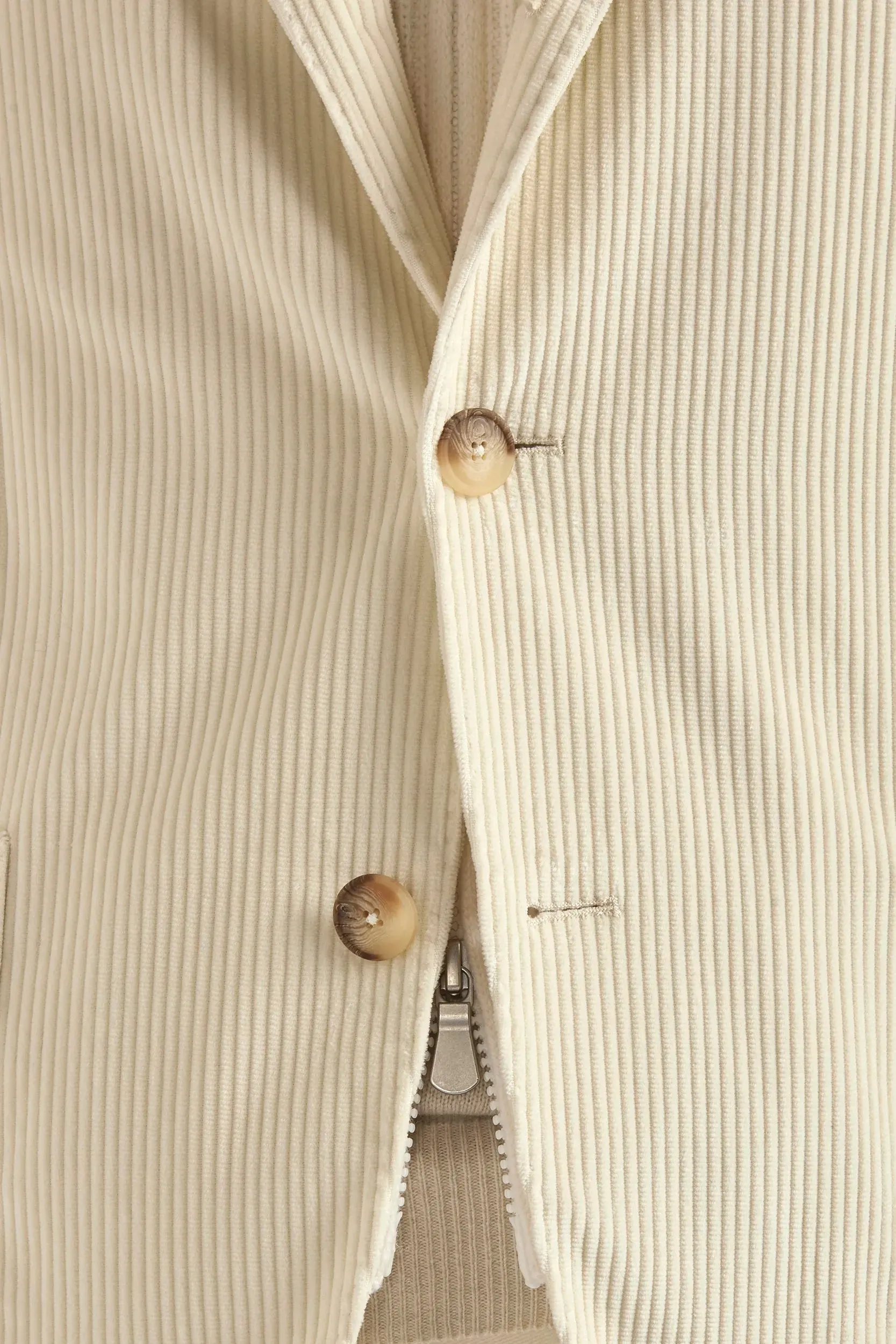 White corduroy and knit jacket - Made in Italy sold by Pini Parma product image thumbnail 3