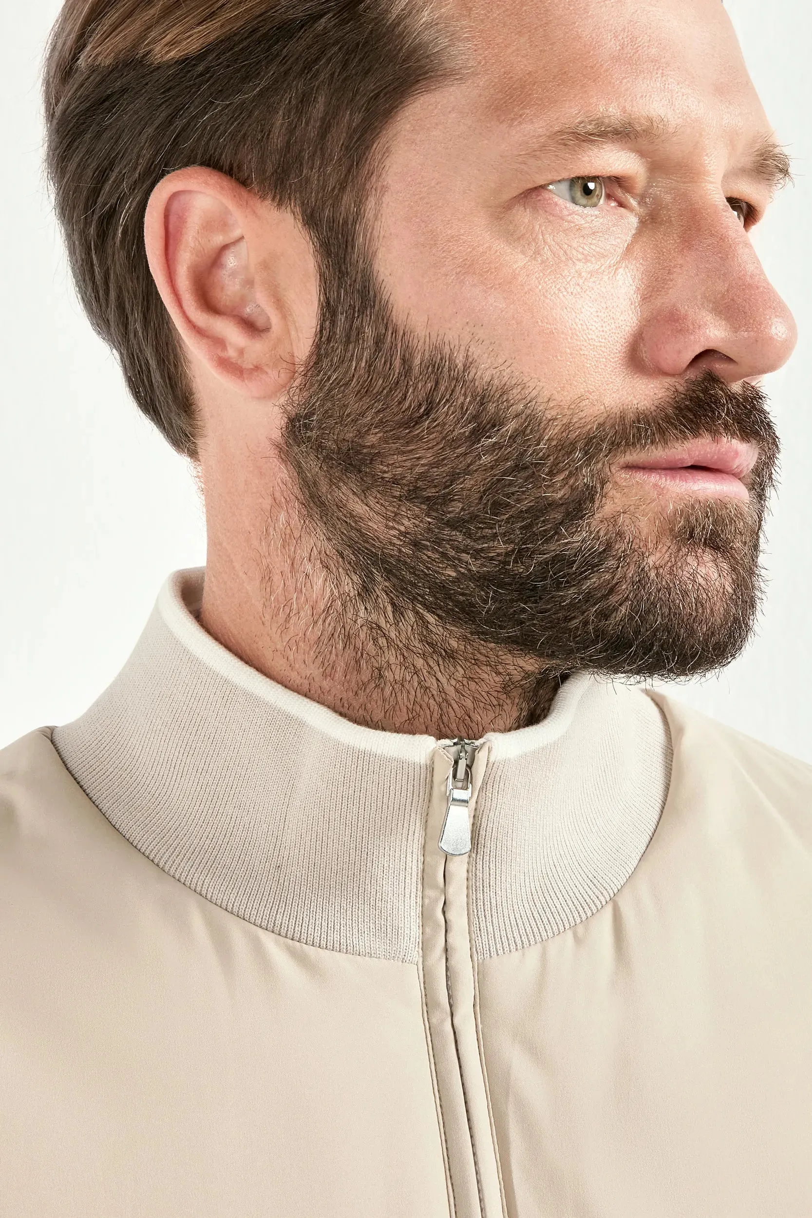 Taupe vest - Made in Italy sold by Pini Parma product image thumbnail 3