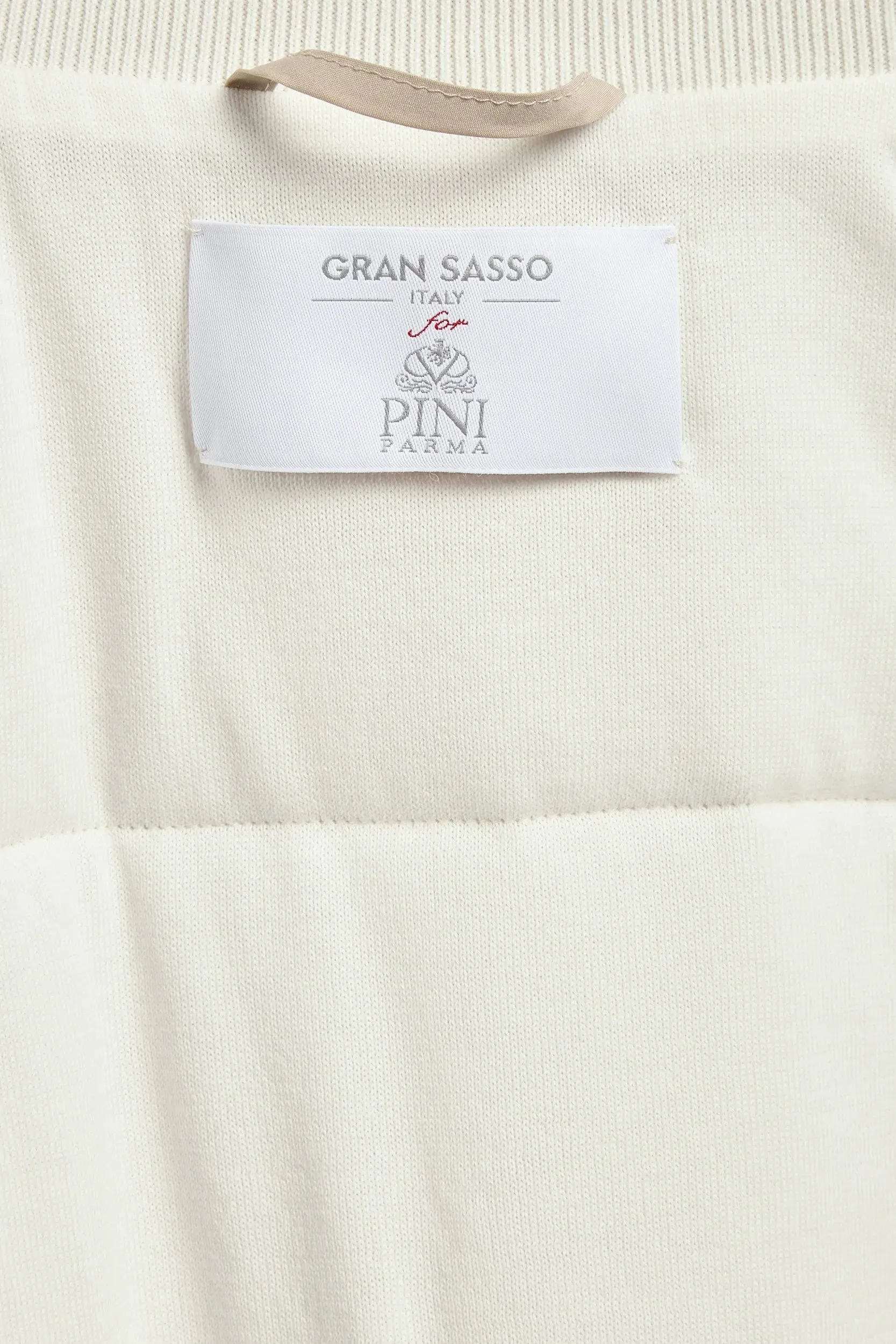 Taupe vest - Made in Italy sold by Pini Parma product image thumbnail 5