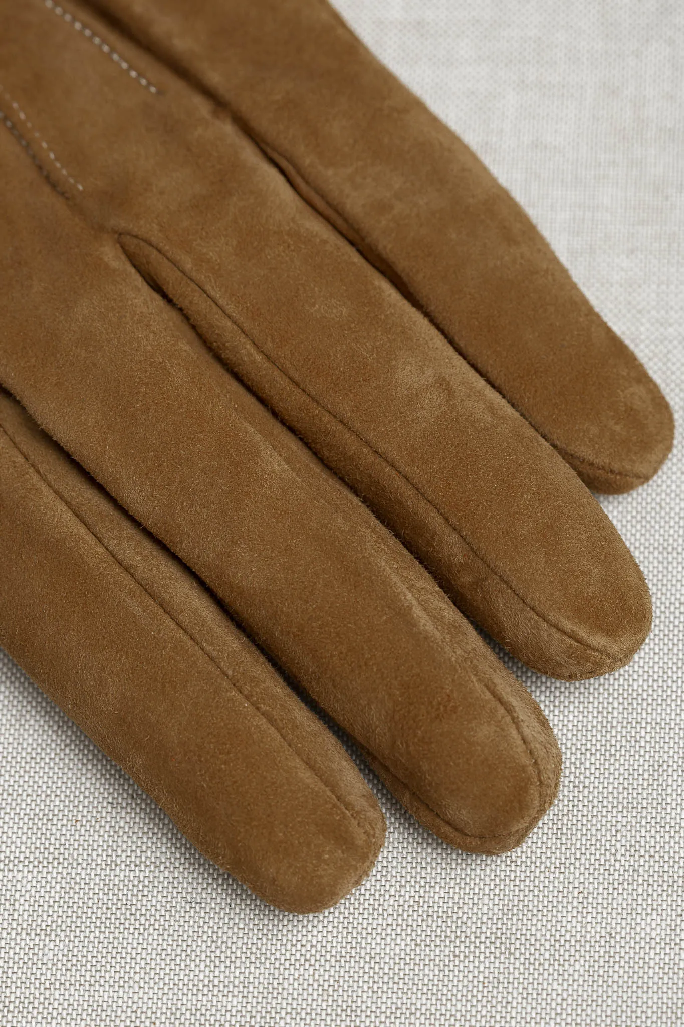 Nocciola Cashmere Lined Suede Gloves - Made in Italy sold by Pini Parma product image thumbnail 4