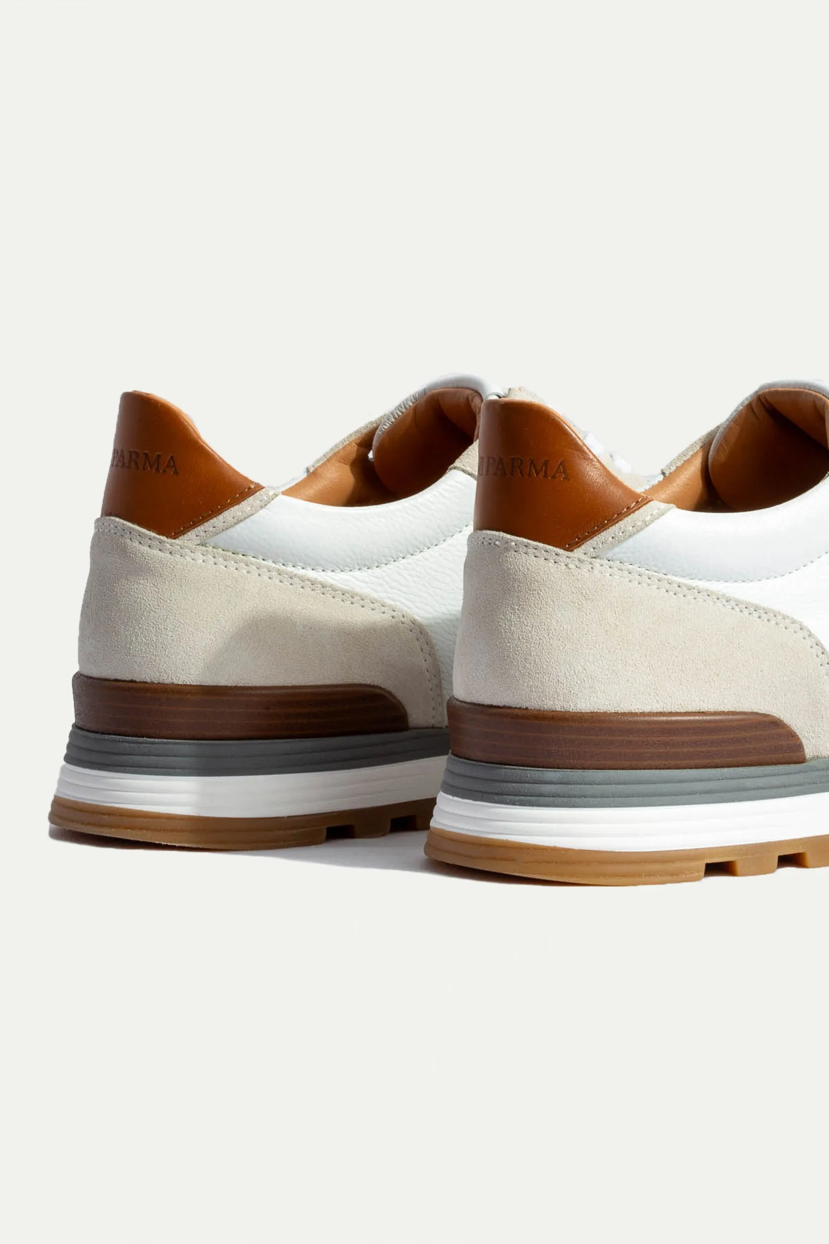 White and Brown runners - Made In Italy sold by Pini Parma product image thumbnail 3