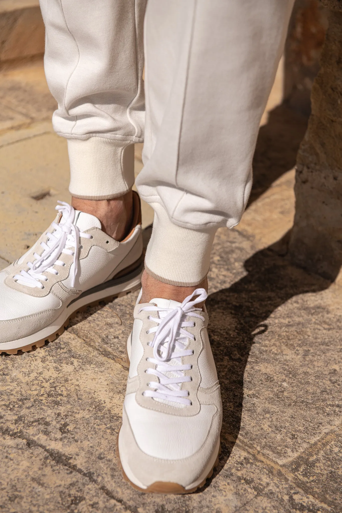 White and Brown runners - Made In Italy sold by Pini Parma product image thumbnail 5