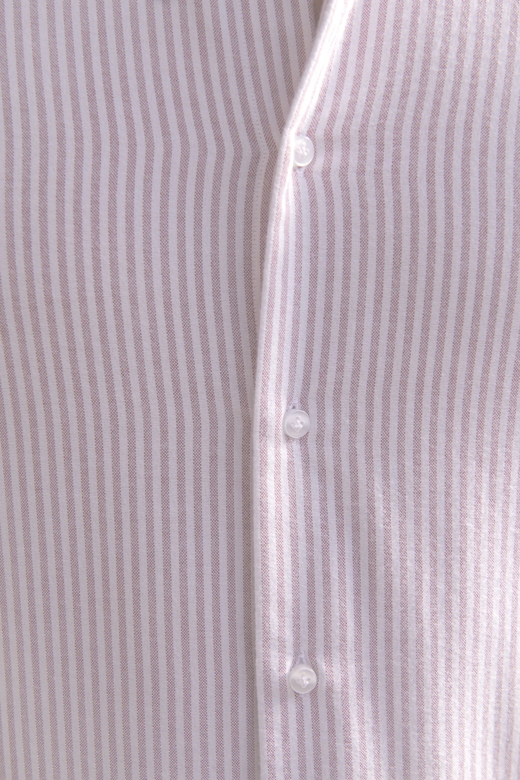 Red striped soft oxford button down shirt - Made In Italy sold by Pini Parma product image thumbnail 4