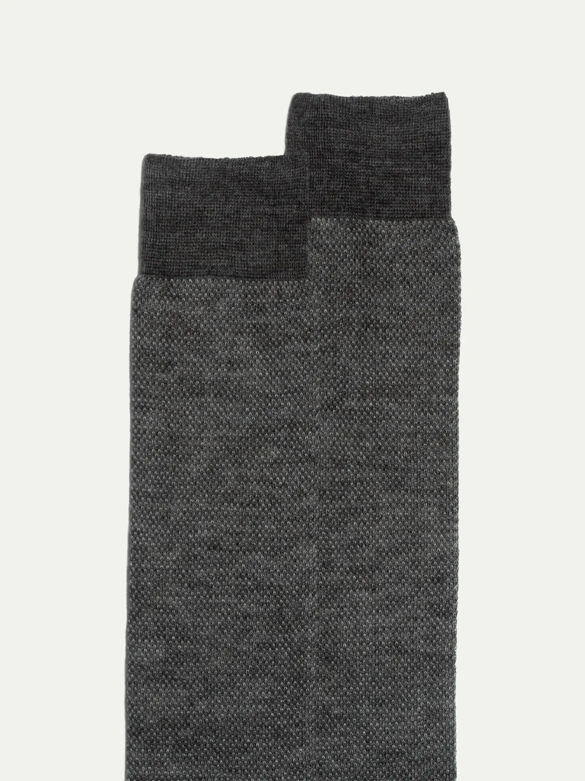 Grey micro fancy short socks - Made in Italy sold by Pini Parma product image thumbnail 3