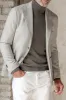 Light grey herringbone jacket - Made in Italy sold by Pini Parma
