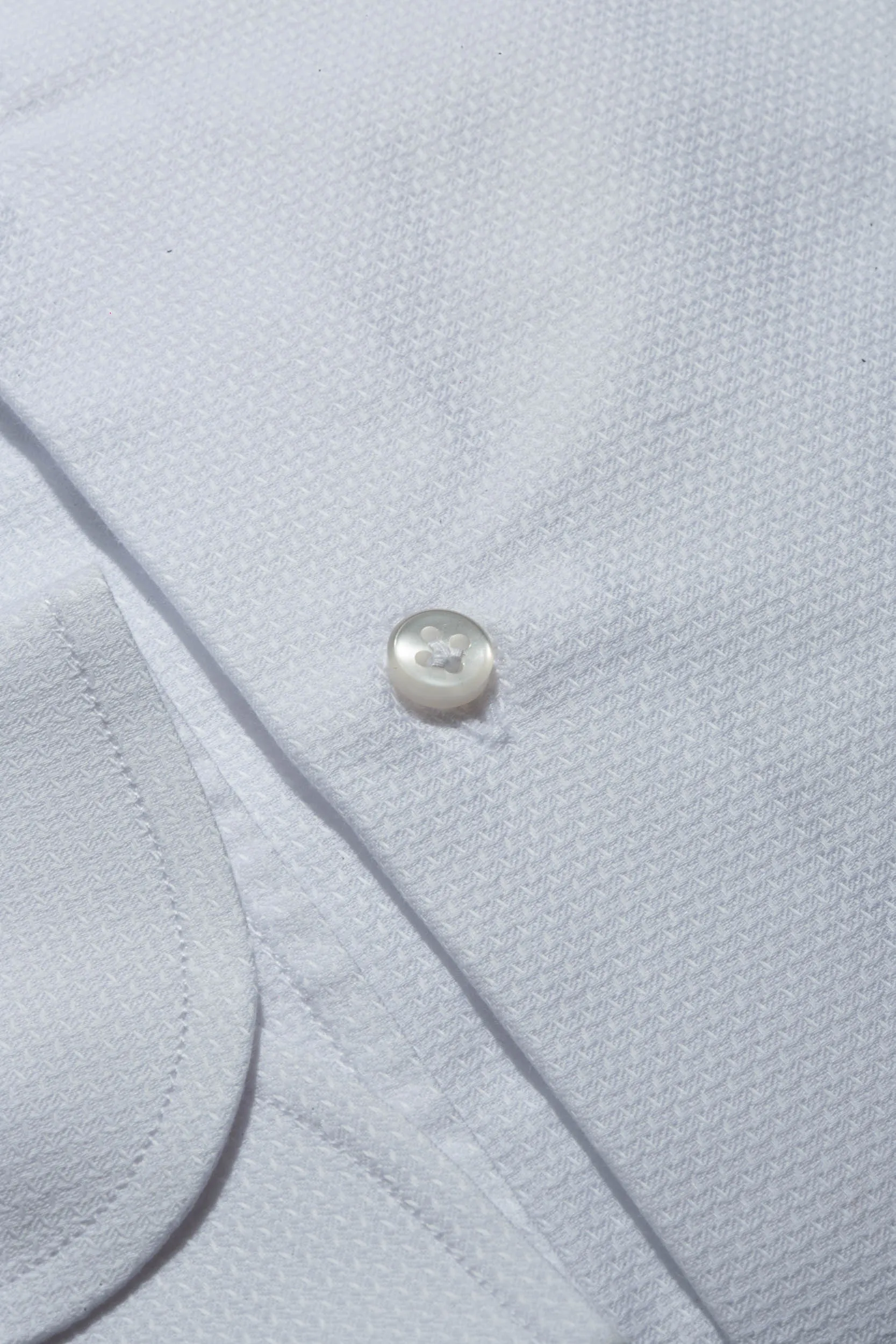White textured shirt - Made In Italy sold by Pini Parma product image thumbnail 4