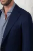 Blue jacket in wool and cashmere - Made in Italy sold by Pini Parma