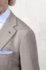 Taupe suit in Loro Piana wool and cashmere - Made in Italy sold by Pini Parma