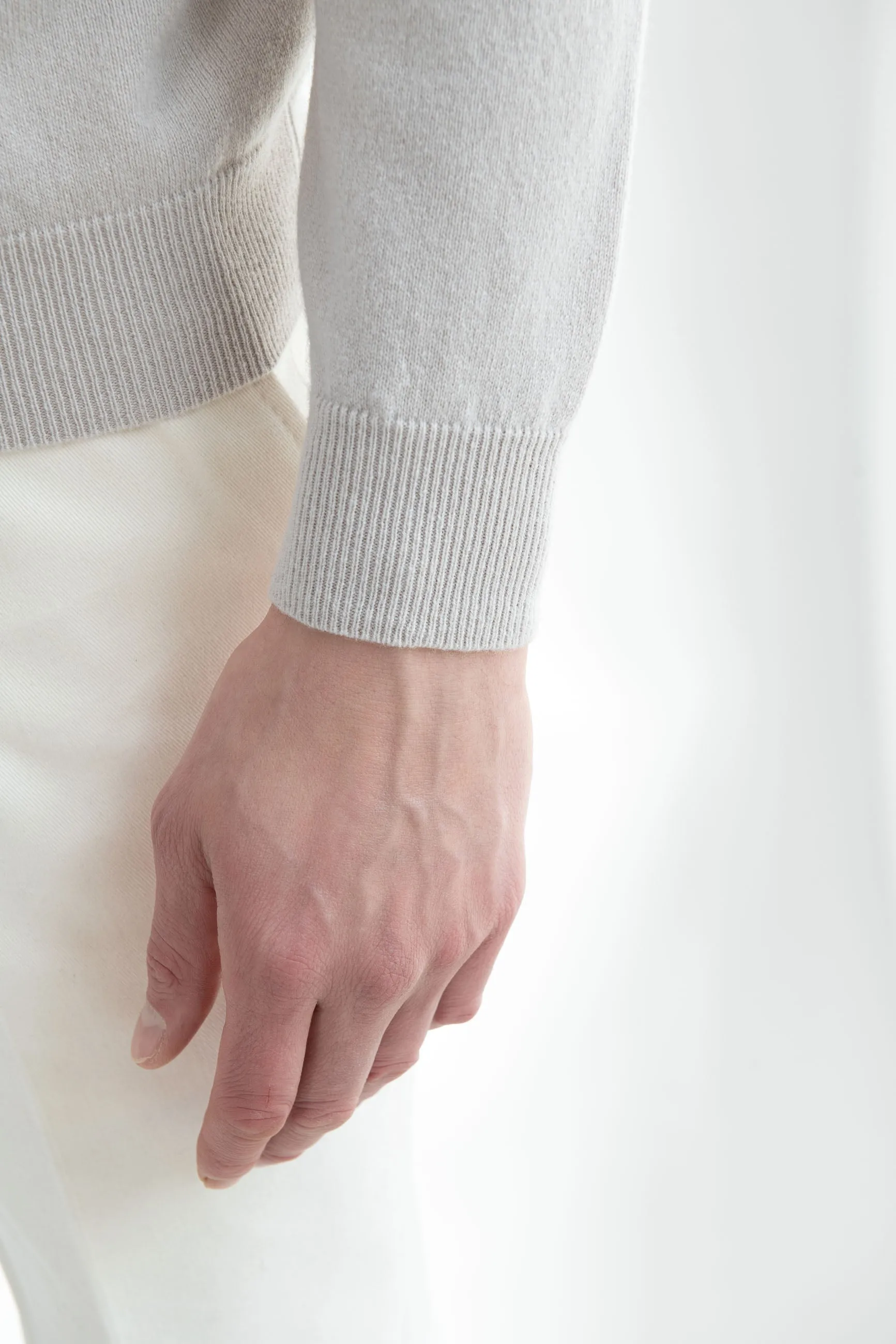 Sand cashmere turtleneck - Made in italy sold by Pini Parma product image thumbnail 2