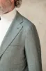 Sage jacket in wool, cotton and silk - Made in Italy sold by Pini Parma