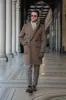 Taupe polo coat – Made in Italy sold by Pini Parma