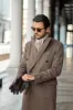 Taupe polo coat – Made in Italy sold by Pini Parma