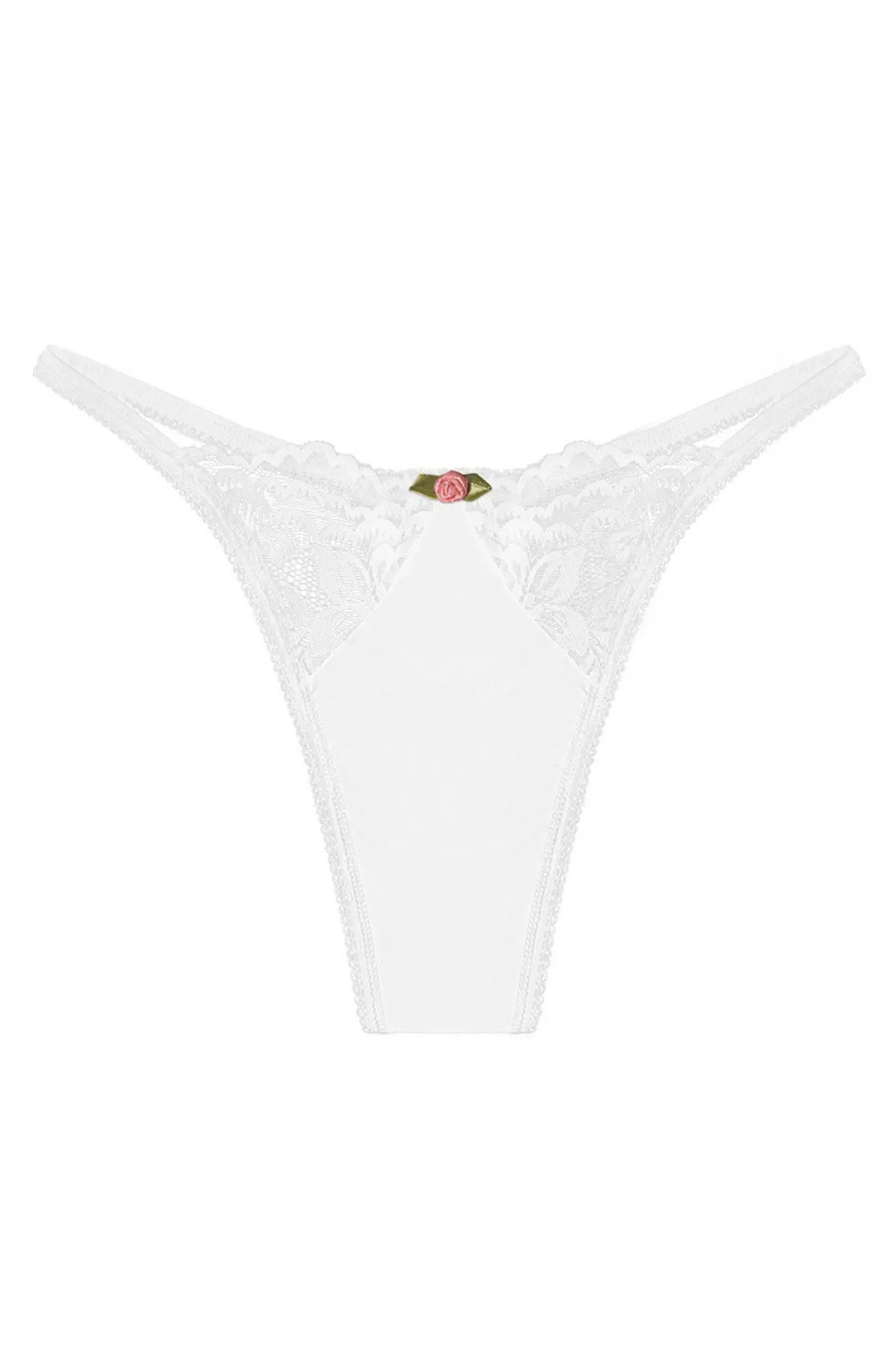 Delany White Lace Thong sold by One Empire Sleep product image thumbnail 5