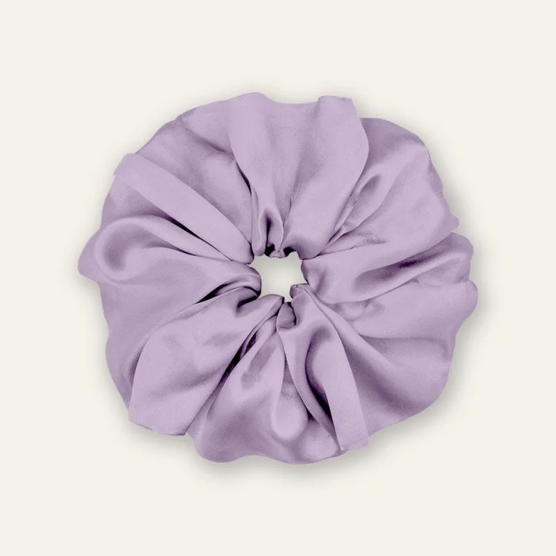 Lilac Satin Scrunchie sold by One Empire Sleep