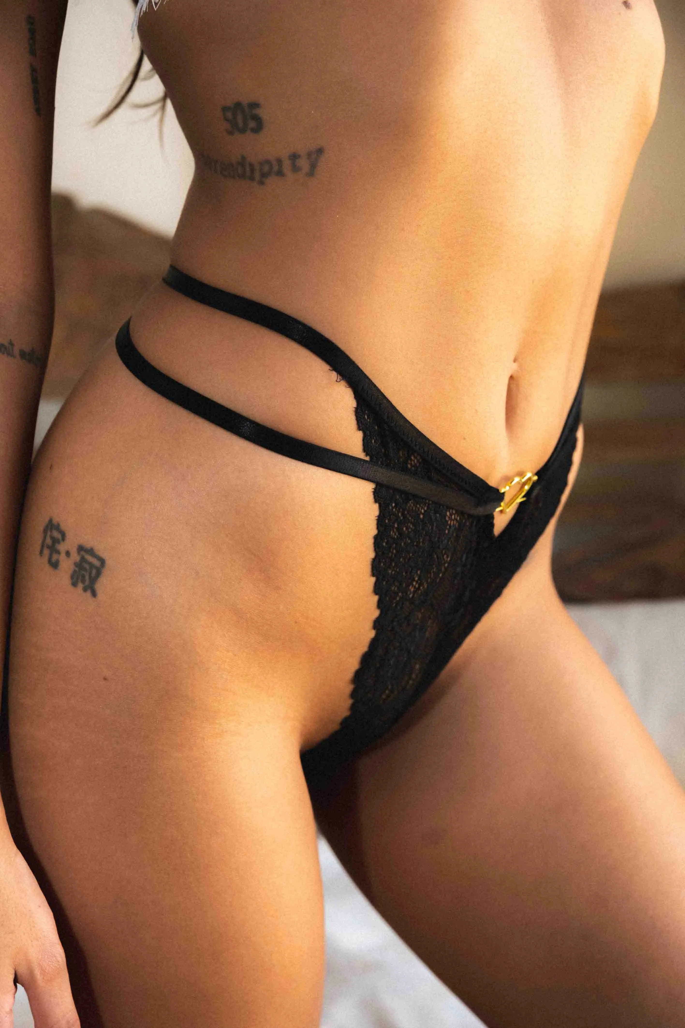 Regina Thong – Black sold by One Empire Sleep product image thumbnail 2