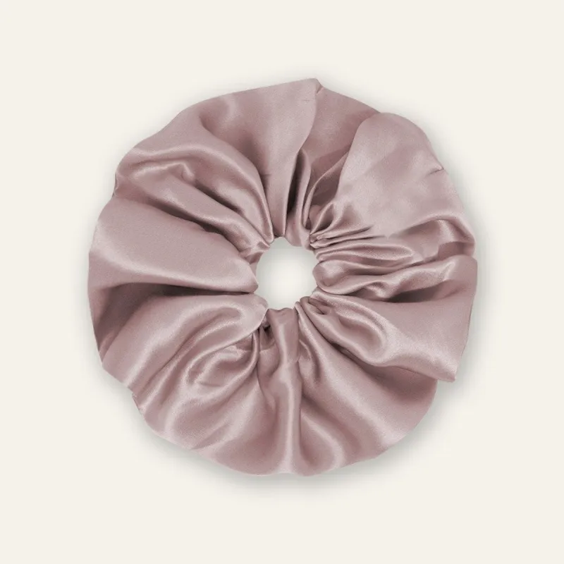 Mauve Satin Scrunchie sold by One Empire Sleep