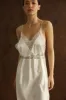 Mary - White long slip dress sold by The Robe