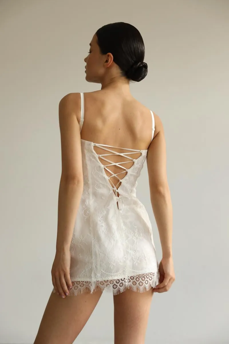Jennifer - Super mini slip dress sold by The Robe product image thumbnail 2