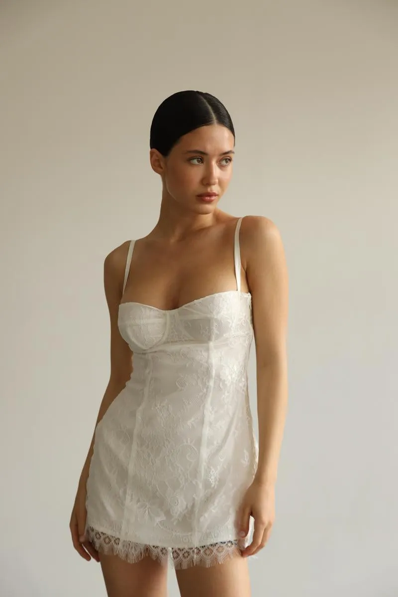 Jennifer - Super mini slip dress sold by The Robe product image thumbnail 4