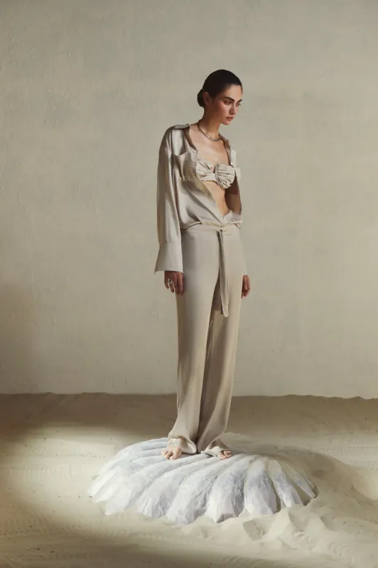 Ocean Pjs - Beige sold by The Robe