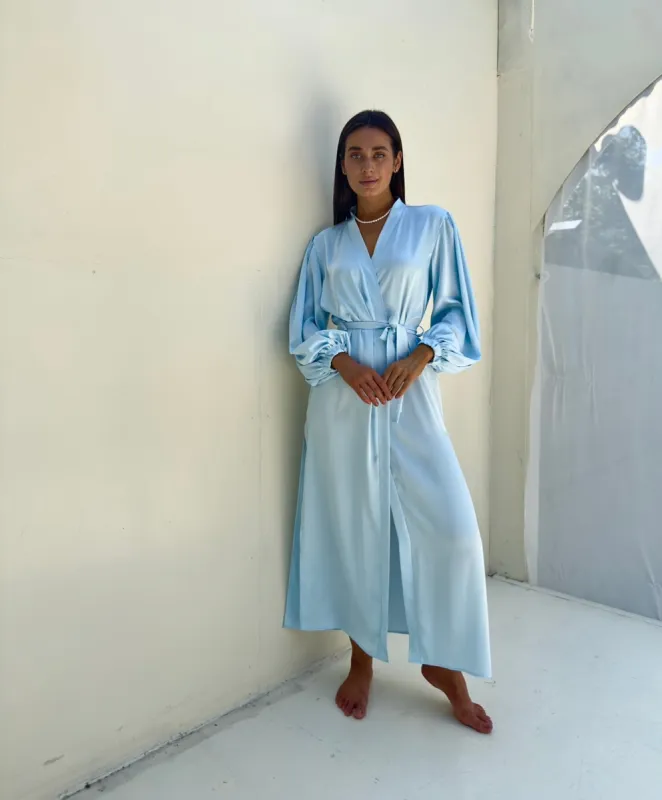 Nadine - Blue long sold by The Robe
