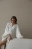 Ciara - White long sold by The Robe