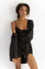 Kimono robe - Black sold by The Robe