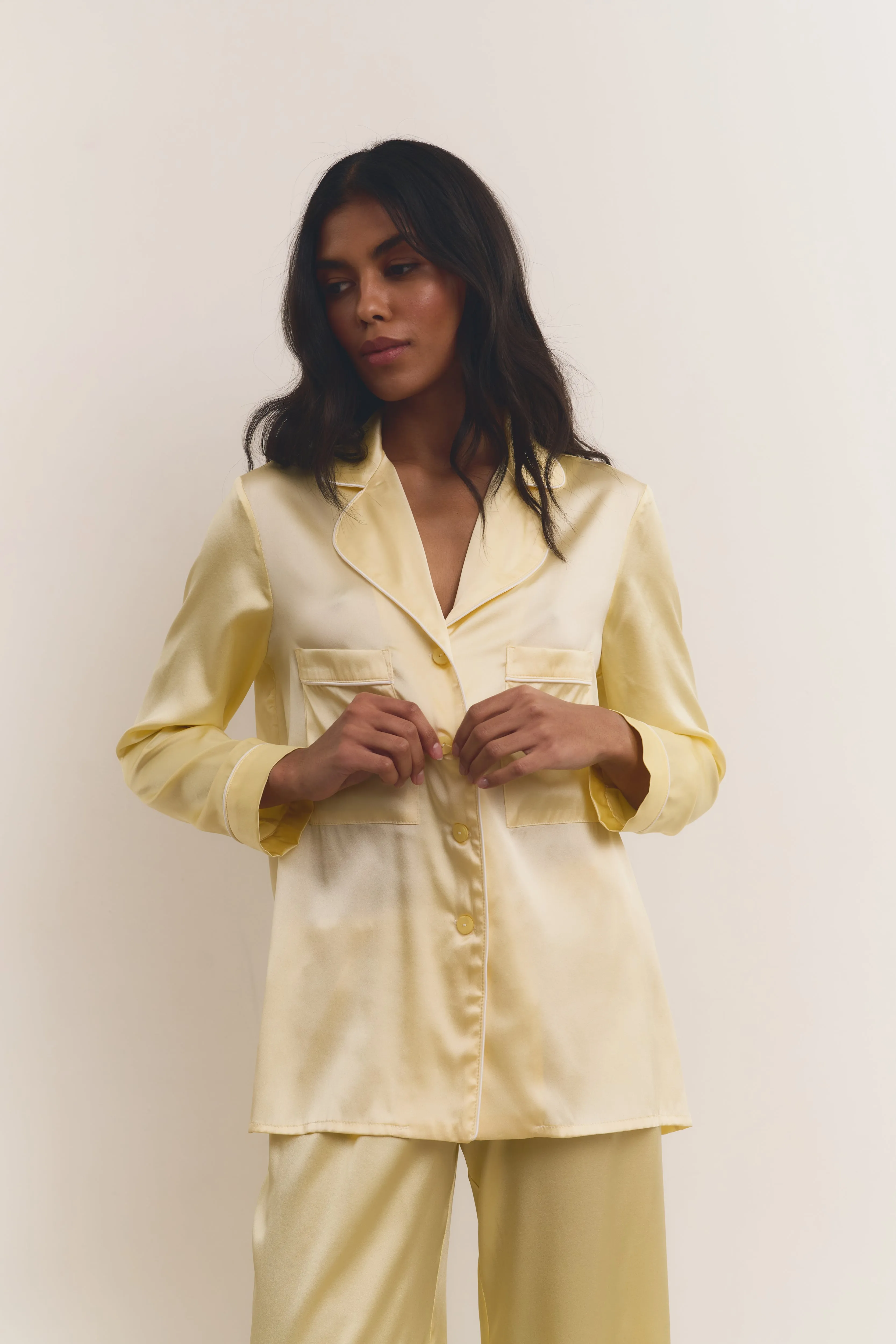 Erika pjs - Yellow sold by The Robe