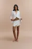 Emily pjs - White with shorts sold by The Robe