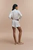 Emily pjs - White with shorts sold by The Robe
